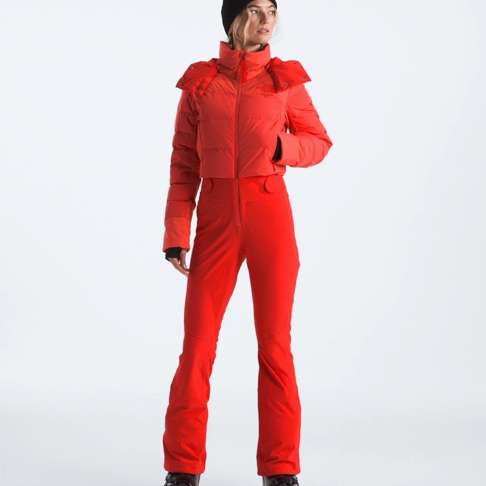 NWT The North Face Snow Suit Snow Bib Off The Clock 550 Woman’s XL - Short